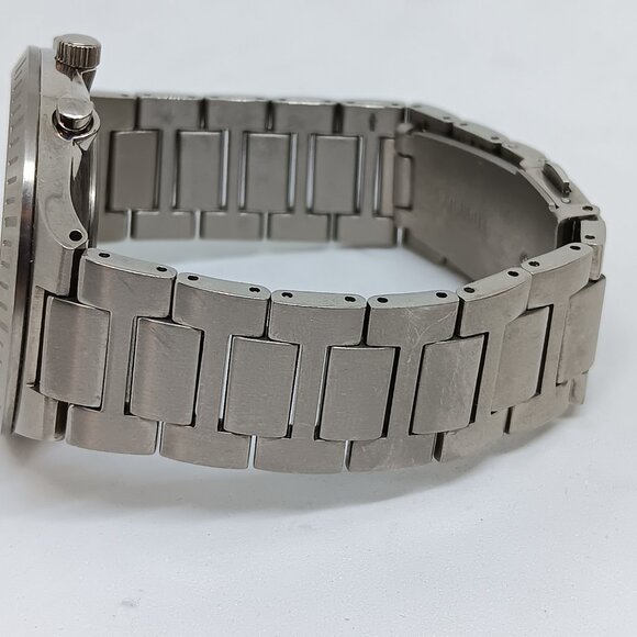 Bering Titan Chrono 11743-709 Men's 43mm Brushed Titanium Watch - Picture 5 of 11